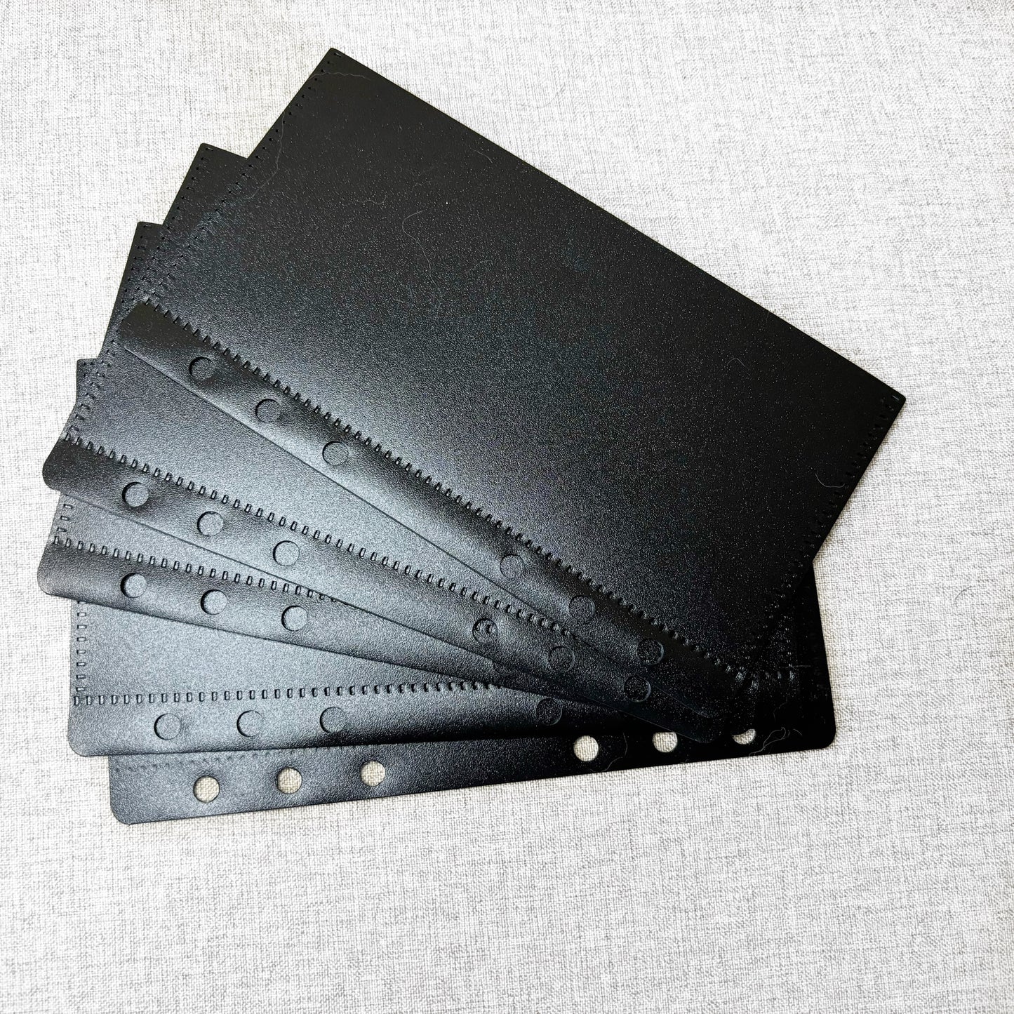 Set of 5 Black Personal Envelopes #NW31