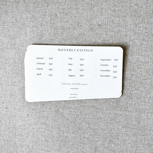 MONTHLY SAVINGS- SINGLE (LARGE DENOMINATIONS)