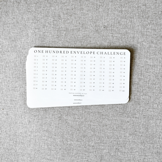 100 ENVELOPE CHALLENGE - SINGLE