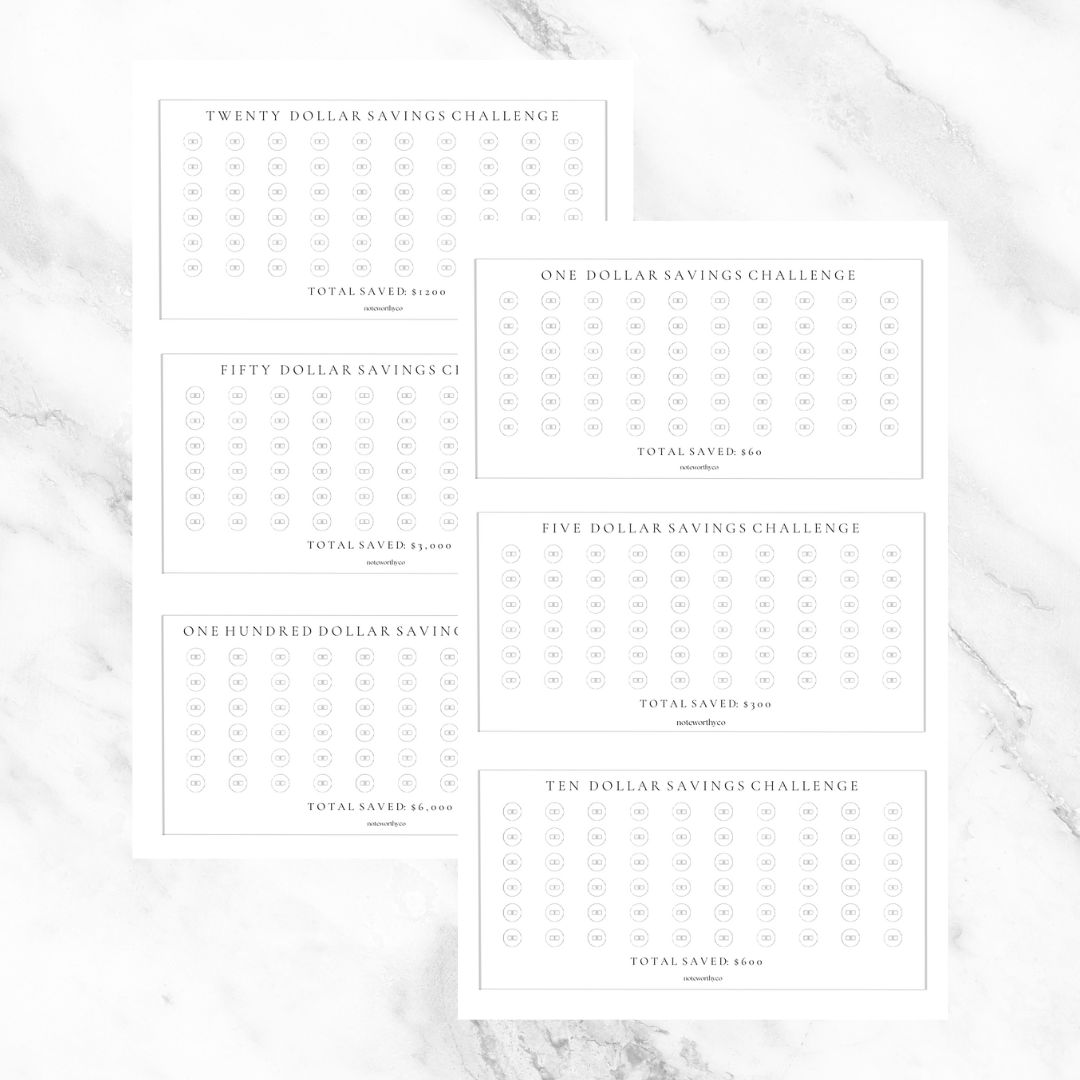 DOLLAR SAVINGS - PRINTABLE