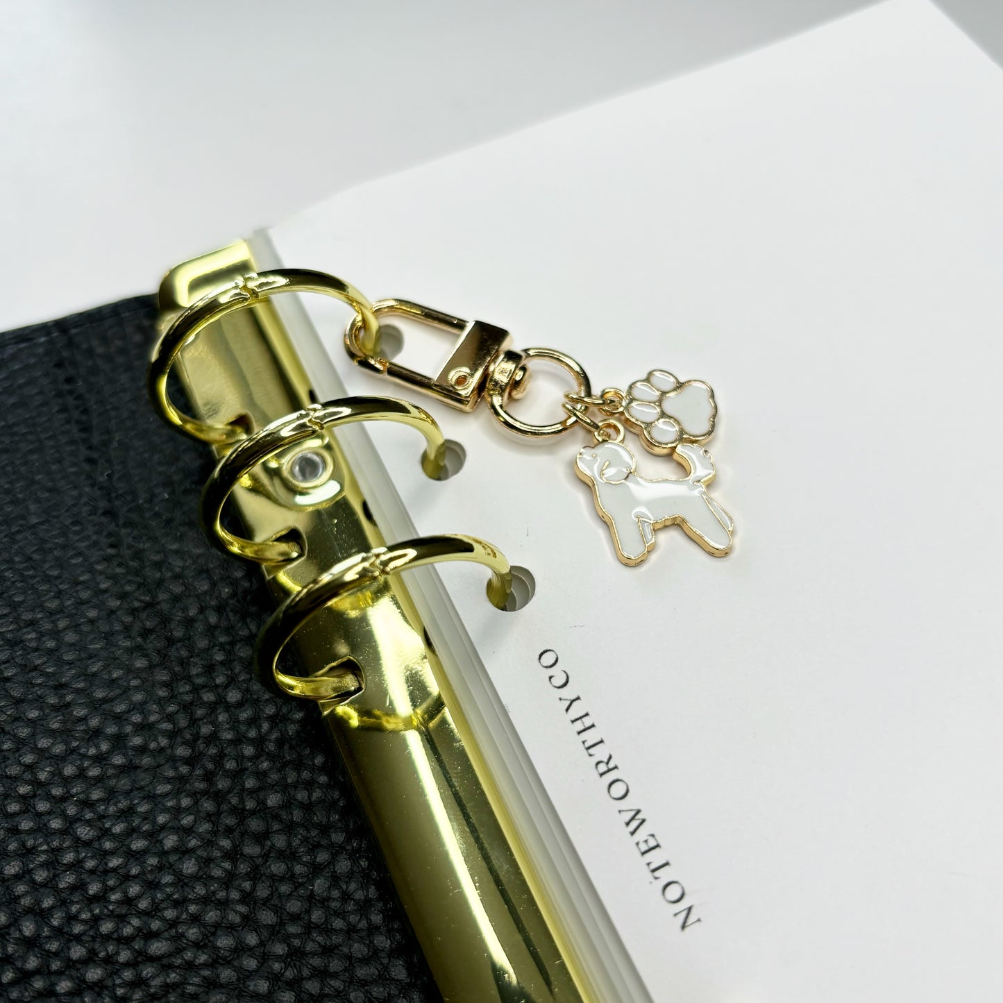White Doggy Charm