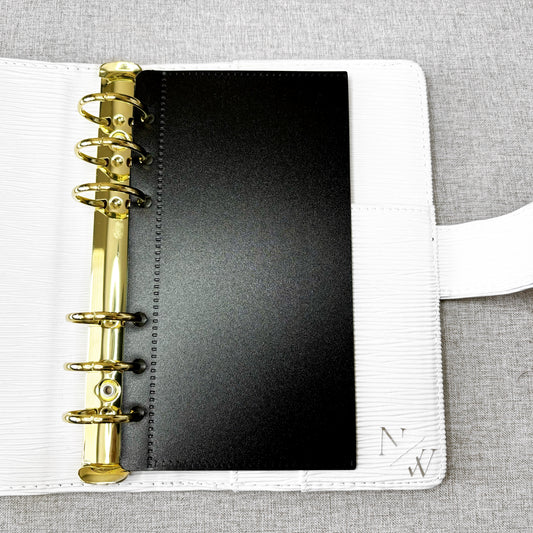 Set of 6 Black Personal Envelopes #NW32