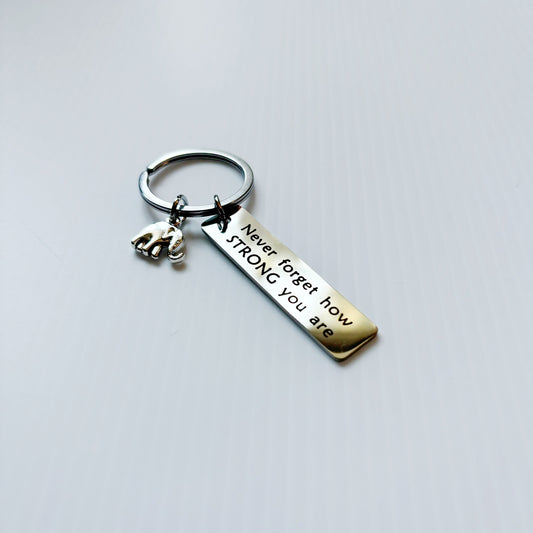 Never Forget Keychain