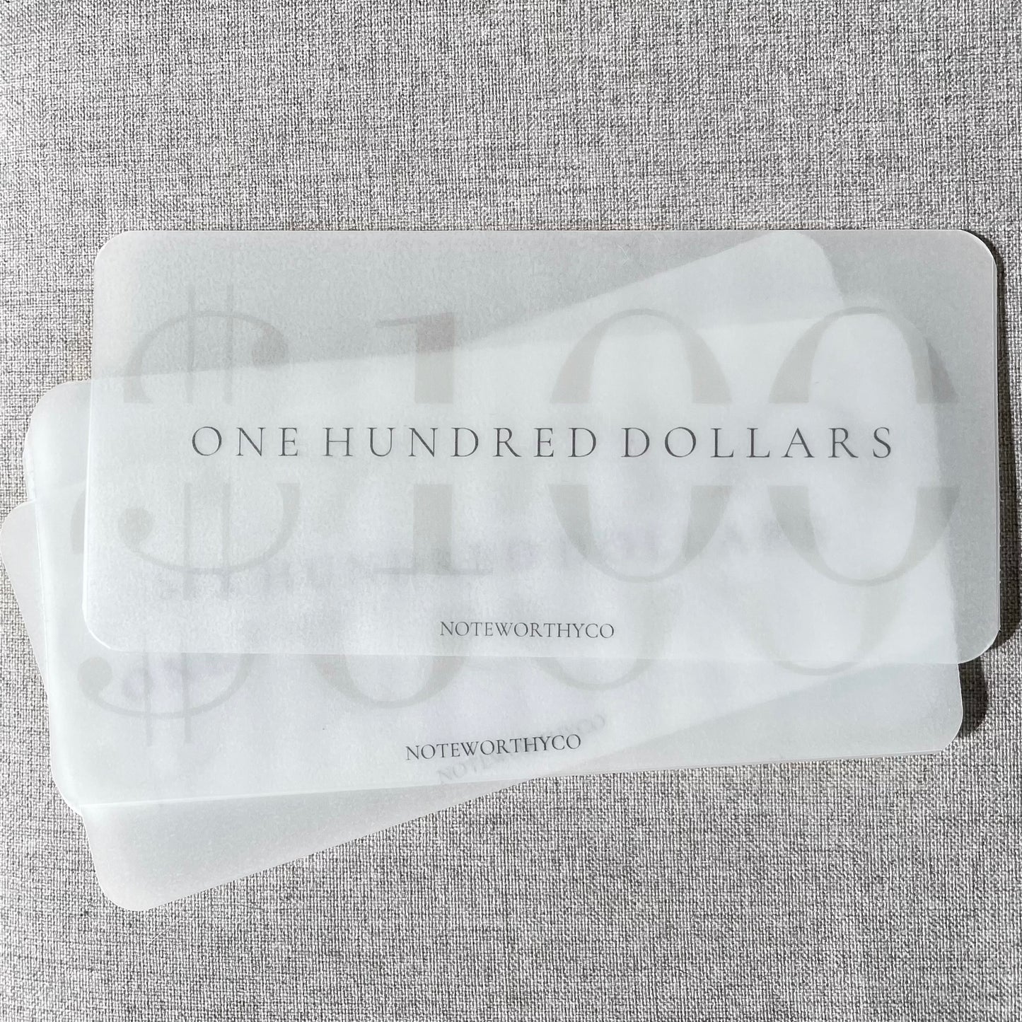 Cash Place Holders PRINTABLE