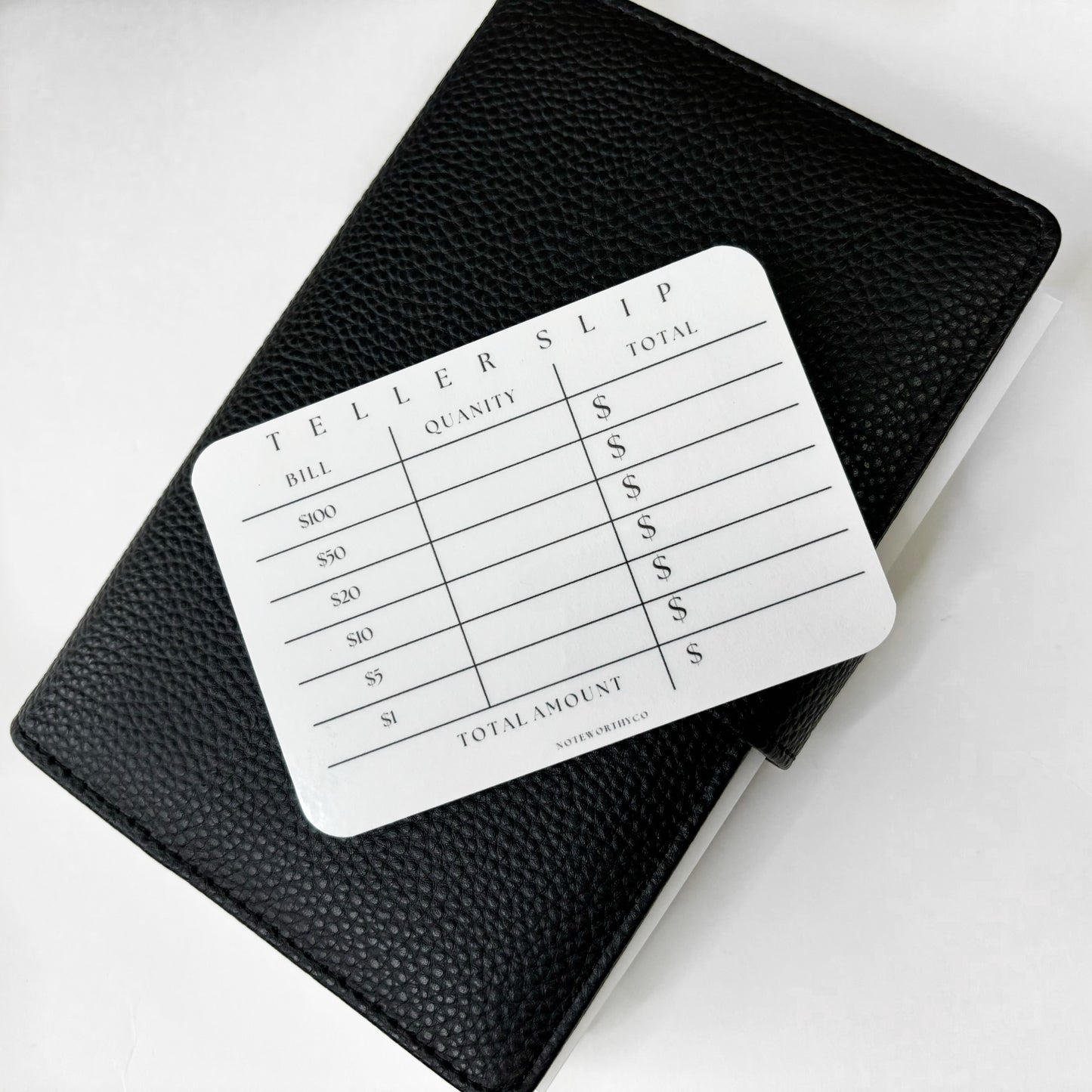 Reusable Teller Slip