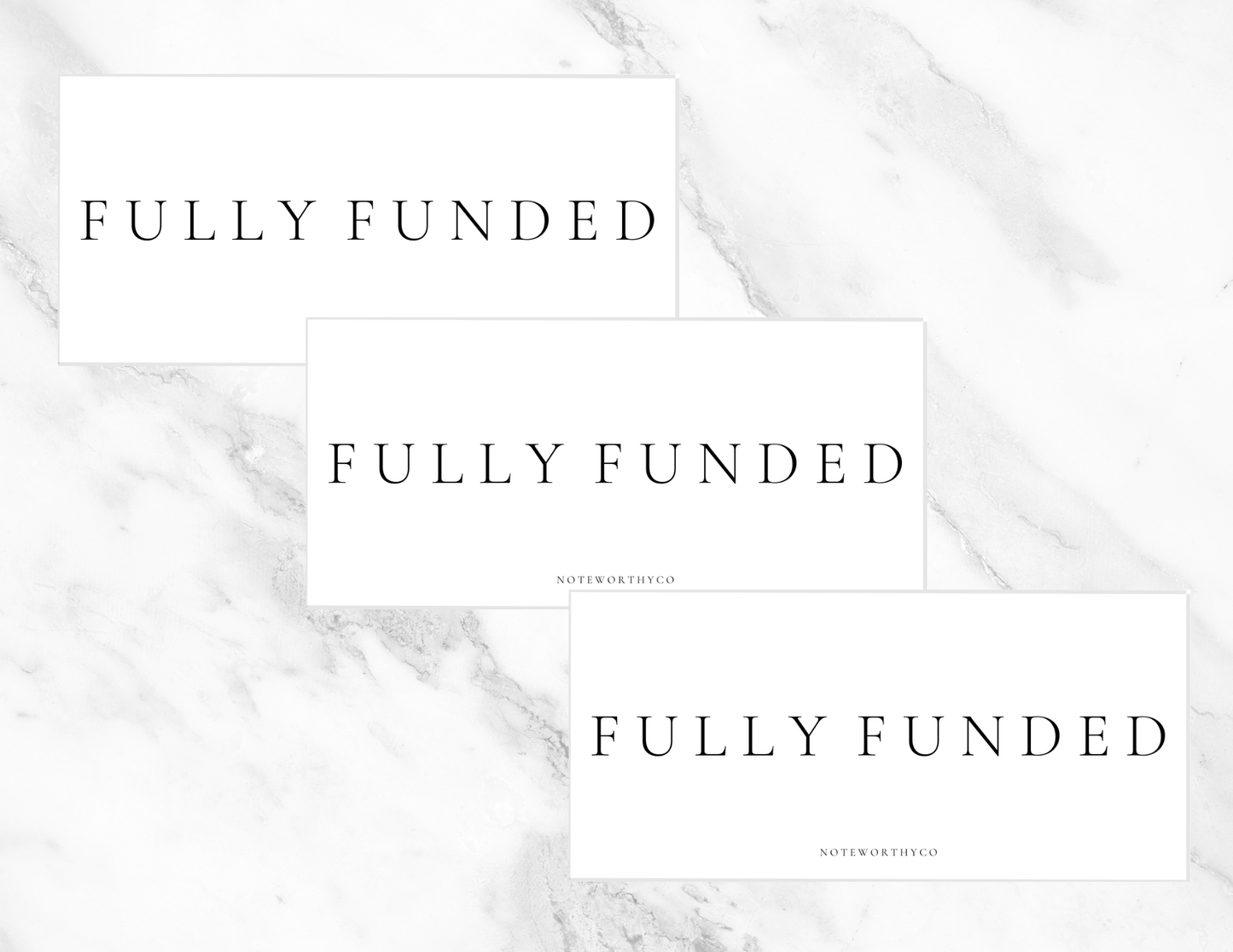 Fully Funded Inserts PRINTABLE