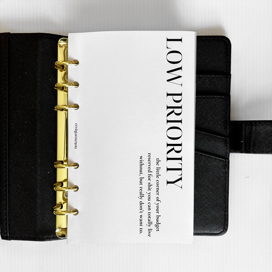 LOW PRIORITY DASHBOARD