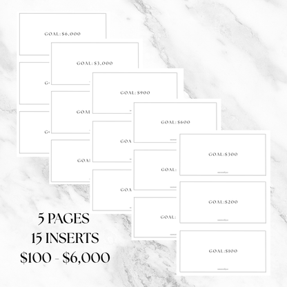 Goal Insert PRINTABLES