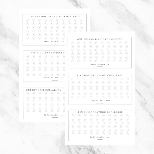 DOLLAR SAVINGS - PRINTABLE