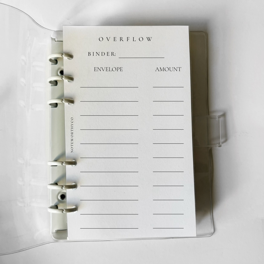 Overflow Binder (A6 / Personal)