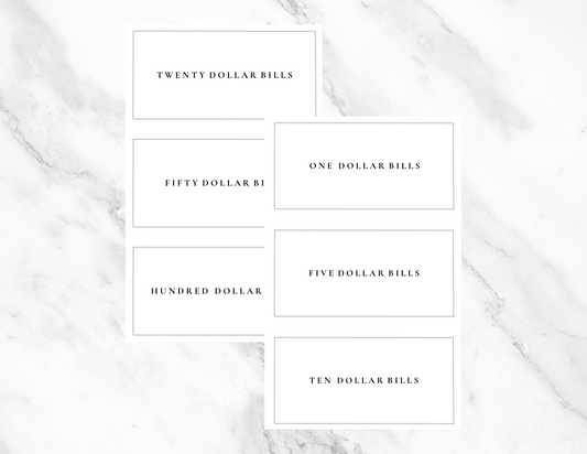 A6 Overflow Binder Inserts PRINTABLES