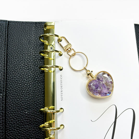 Amethyst Stone Charm