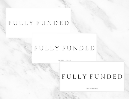 Fully Funded Inserts PRINTABLE