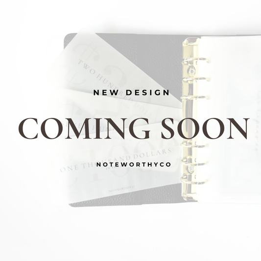 In the Bank Cash Place Holders