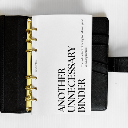 UNNECESSARY BINDER DASHBOARD