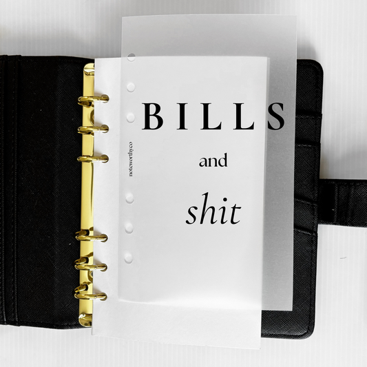 BILLS DASHBOARD