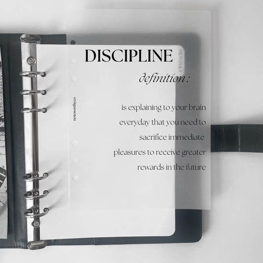 Discipline Dashboard